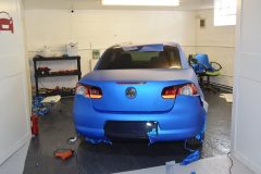 VW EOS Rear Bumper Area Wrapped